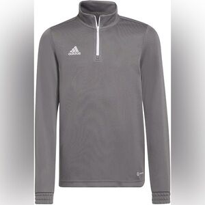 Adidas Gray Quarter Zip Top
